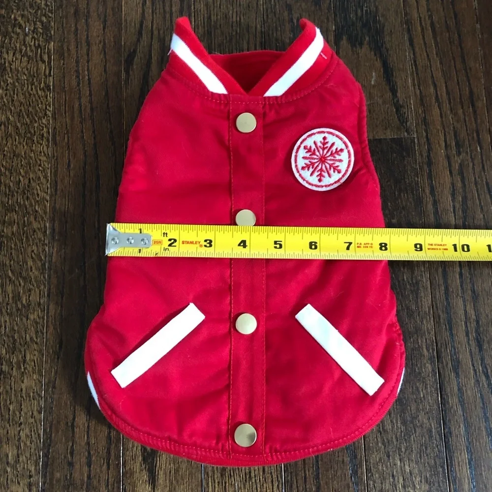 Target Wondershop Dog Red Varsity Sport Jacket - Size Small (10-20 lbs) EUC! - Picture 3 of 8